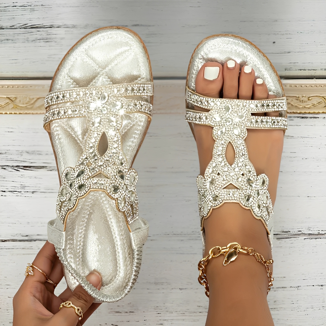 Rhian - Bequeme Boho-Sandalen