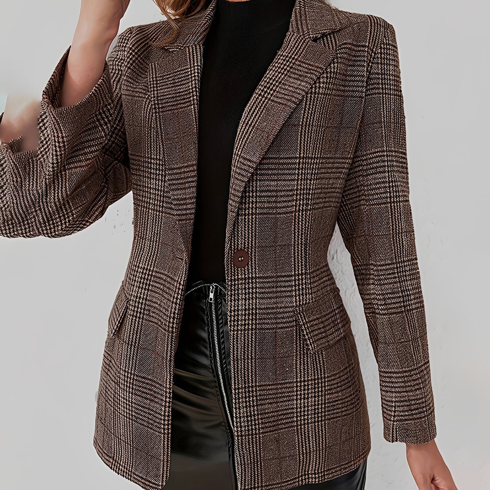 Eshal - Schicker karierter Blazer