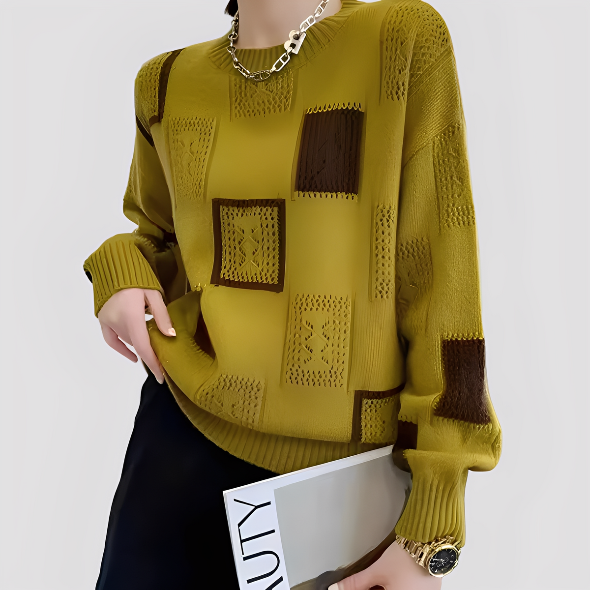 Christal - Eleganter und komfortabler Pullover für Damen