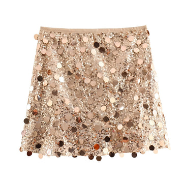 Abbey - Stylischer Pailletten-Minirock