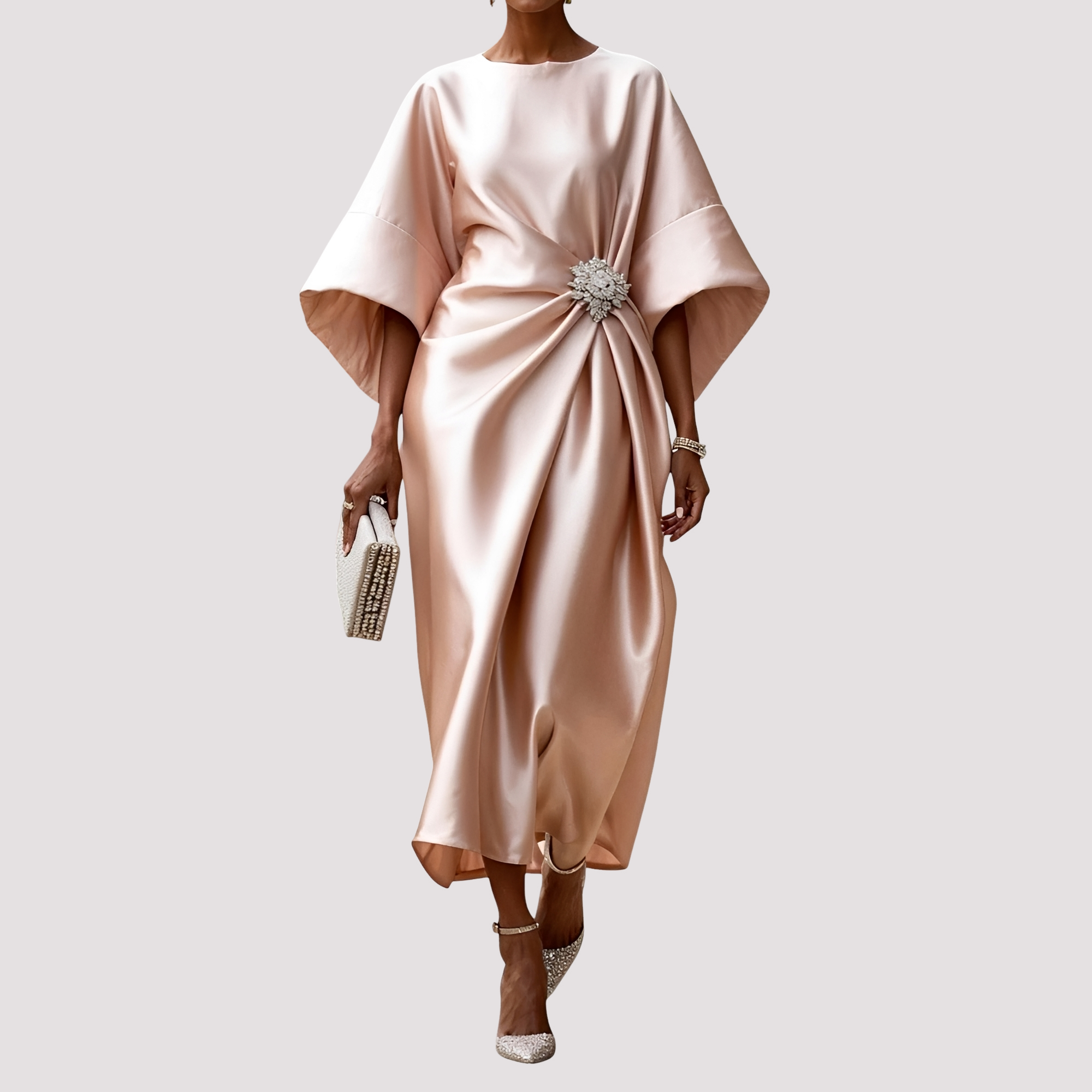 Kay - Elegantes Midikleid zum Wickeln