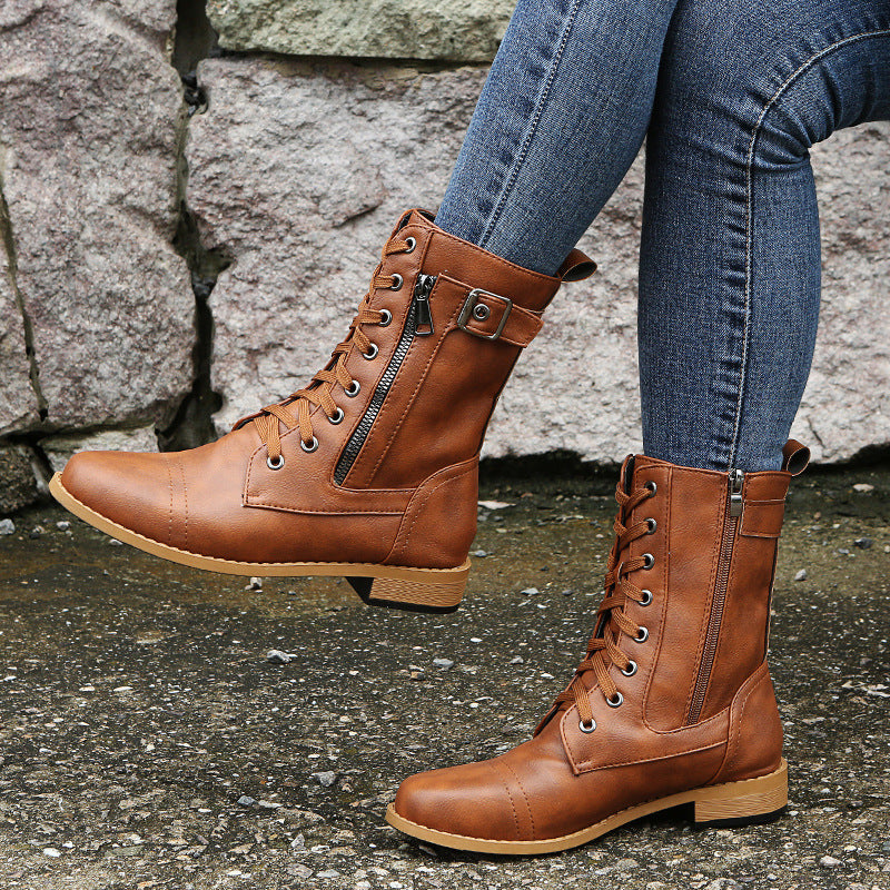 Katerina - Schicke Stiefel mit kleinem Absatz