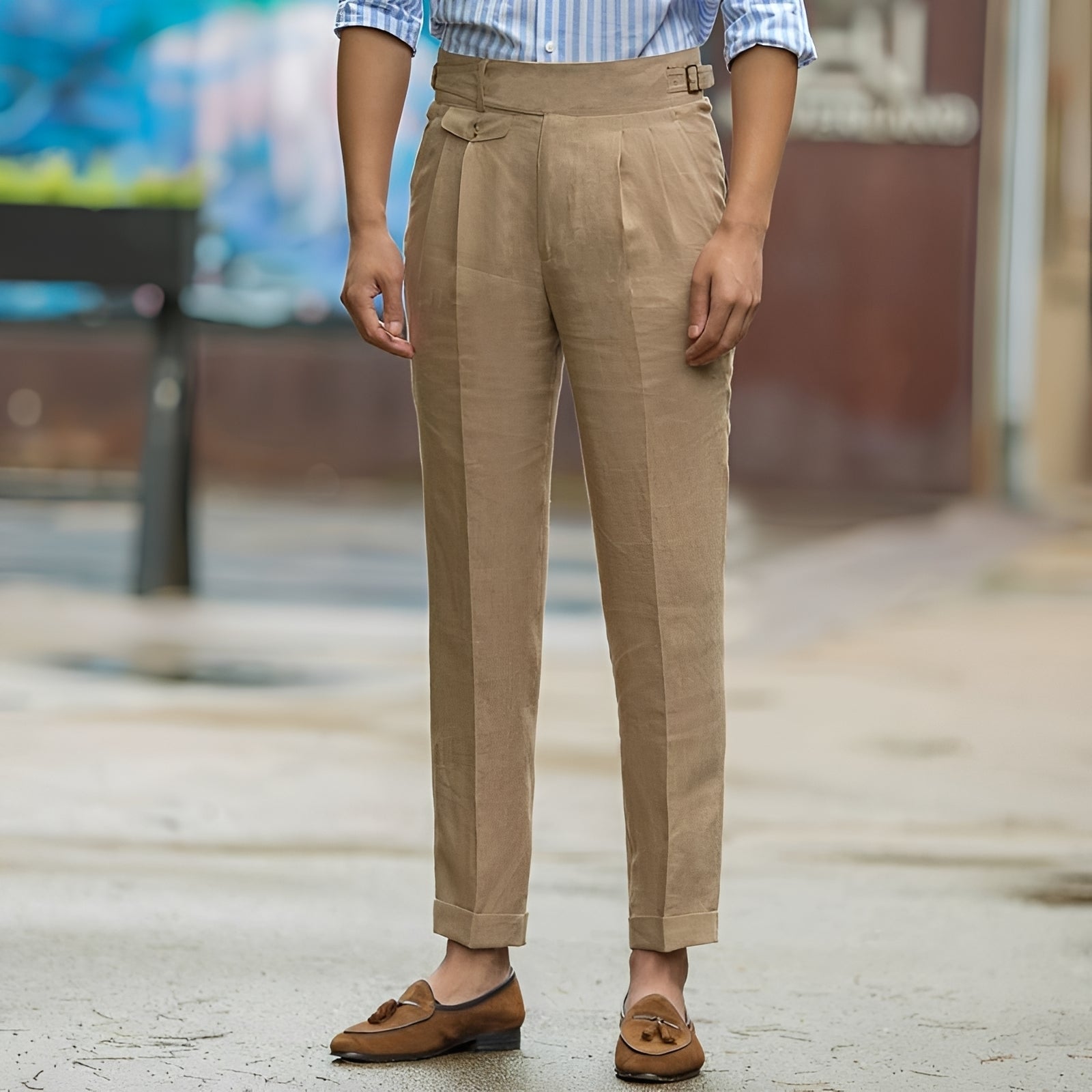 Randall - Elegante Hose mit hohem Bund