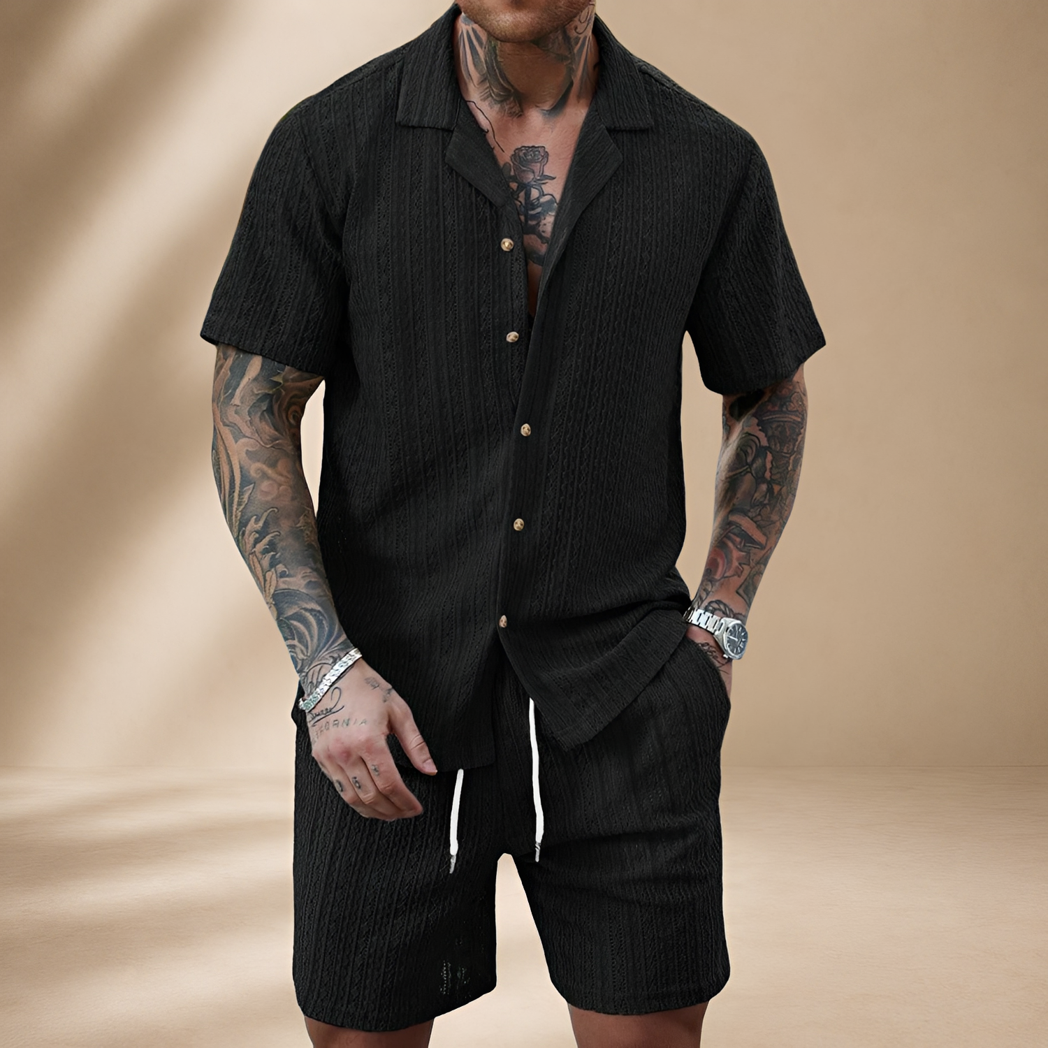 Carter - Bequemes und Entspanntes Hollow-Out-Set