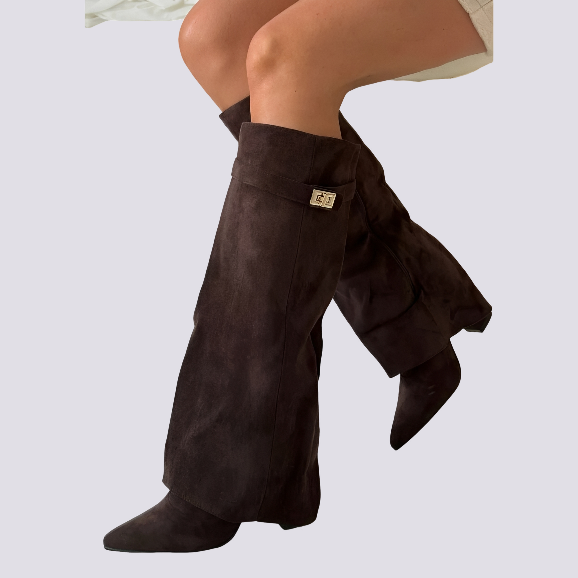 Blair - Stylische hohe Stiefel mit Lasche
