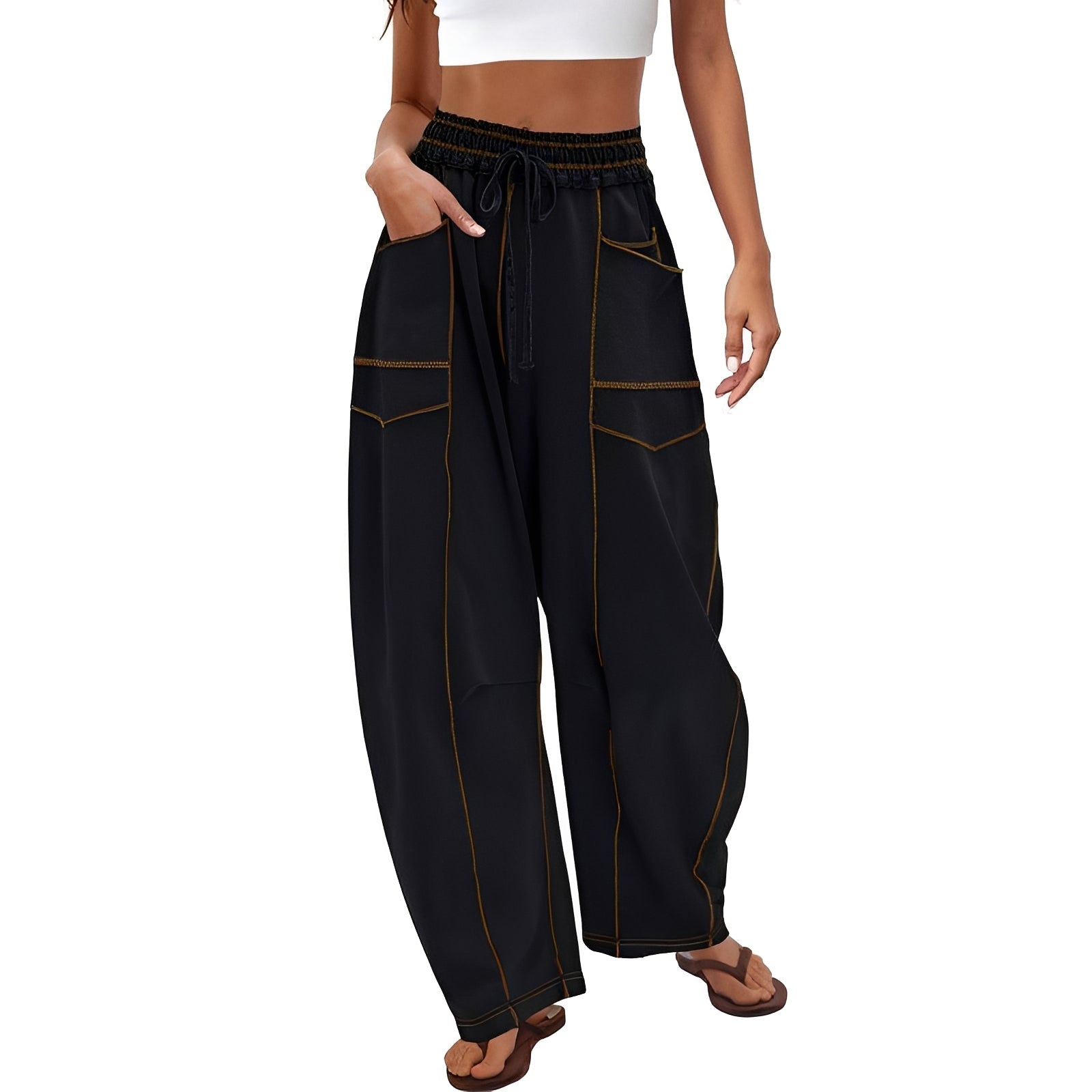 Marianne - Stilvolle weite Hosen