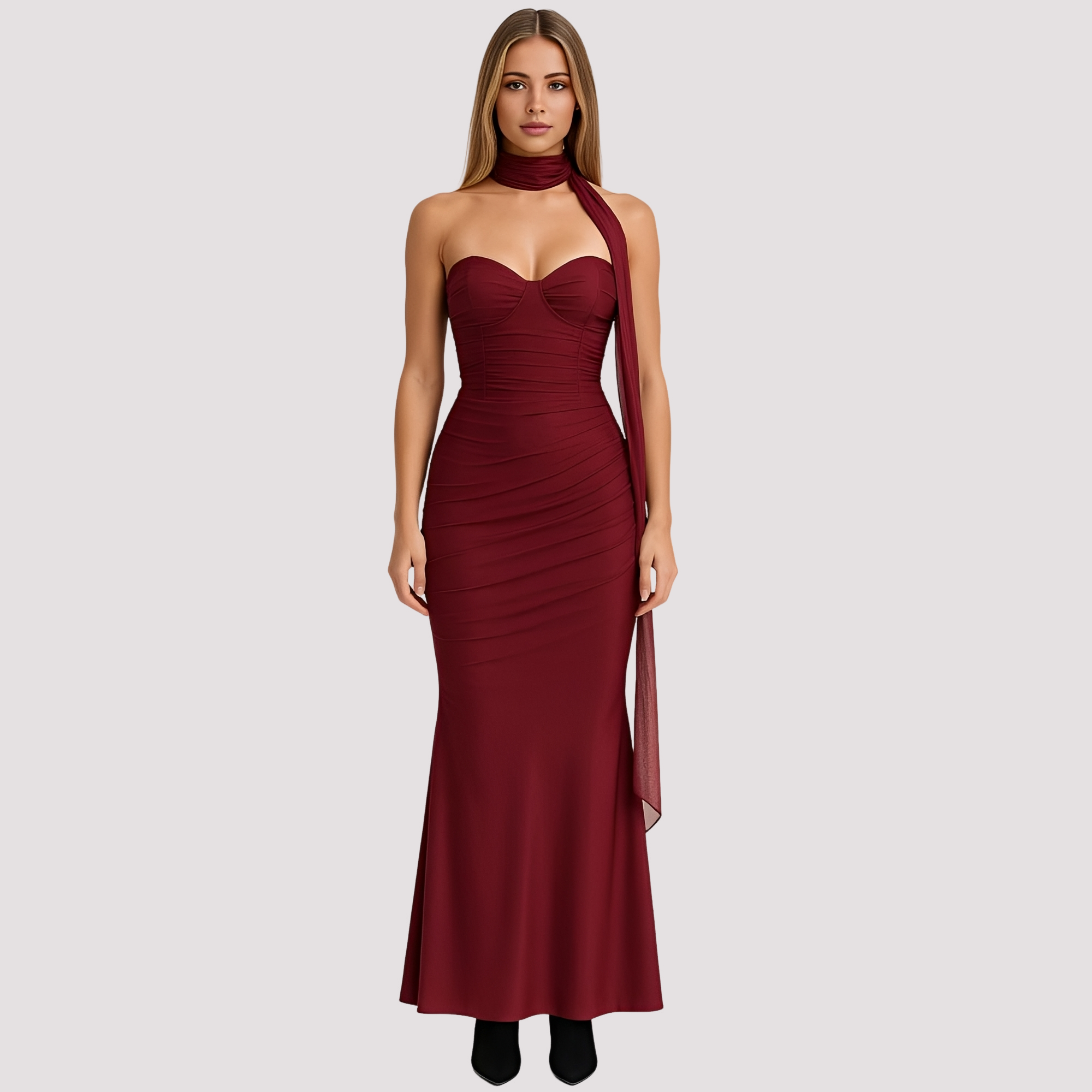 Antonia - Schickes Choker-Schmalfit-Kleid