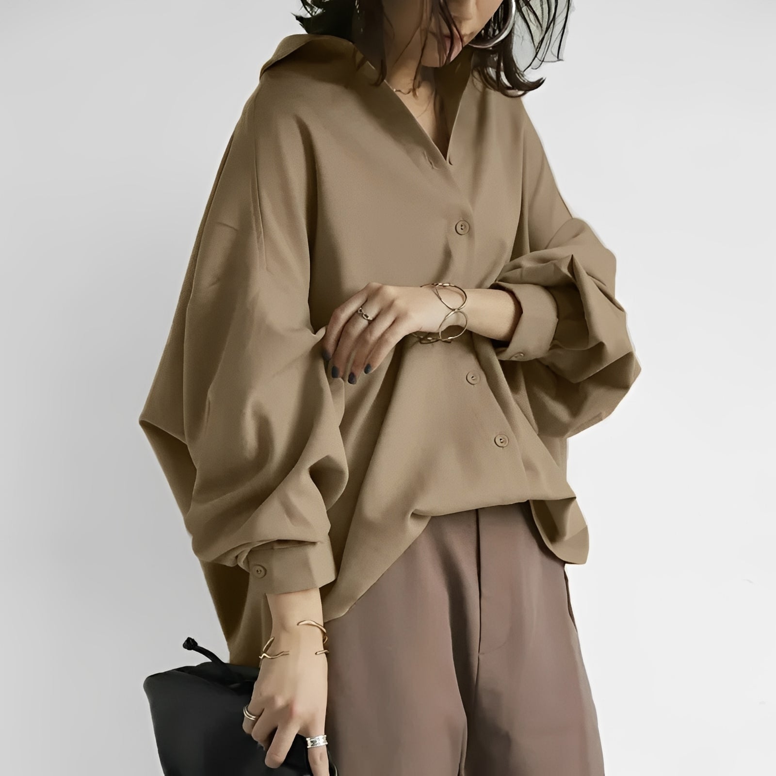 Brittney - Legere Oversize-Bluse