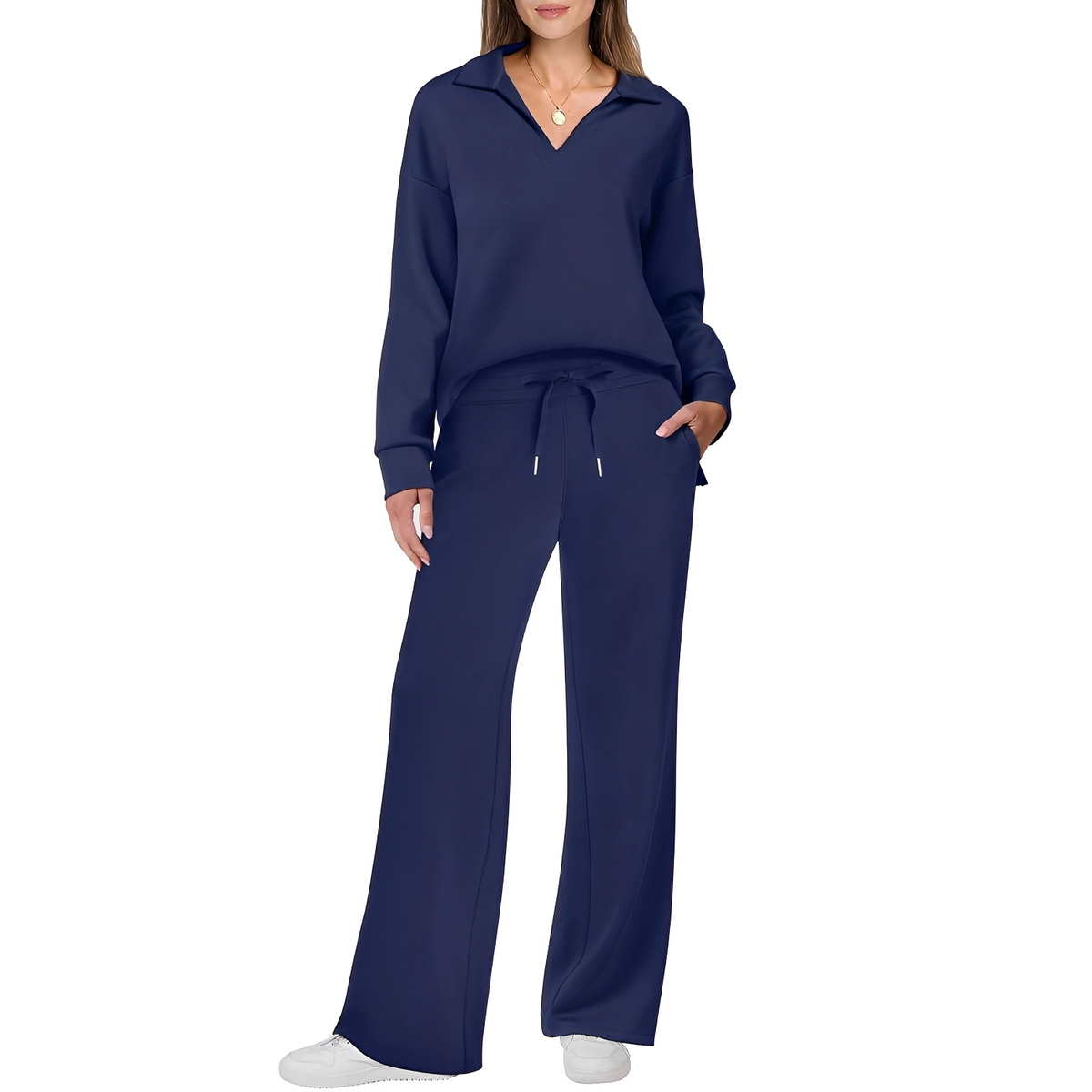 Justina - Komfortables Damen-Set aus Pullover und Hose