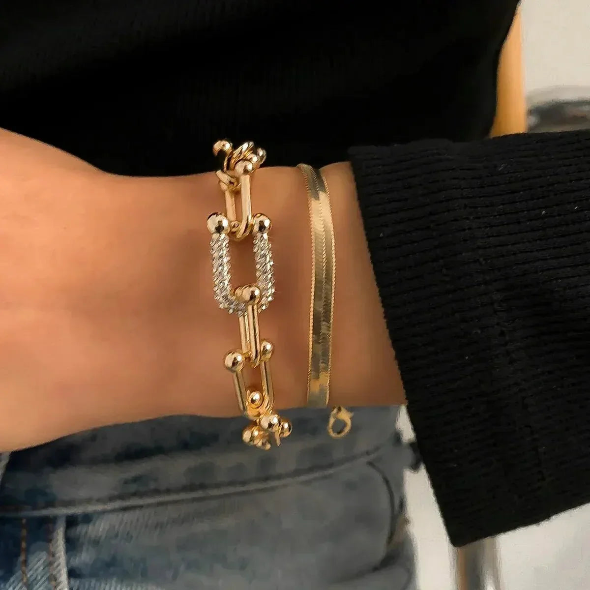 Maelys – Armband-Set Kette und Schlange