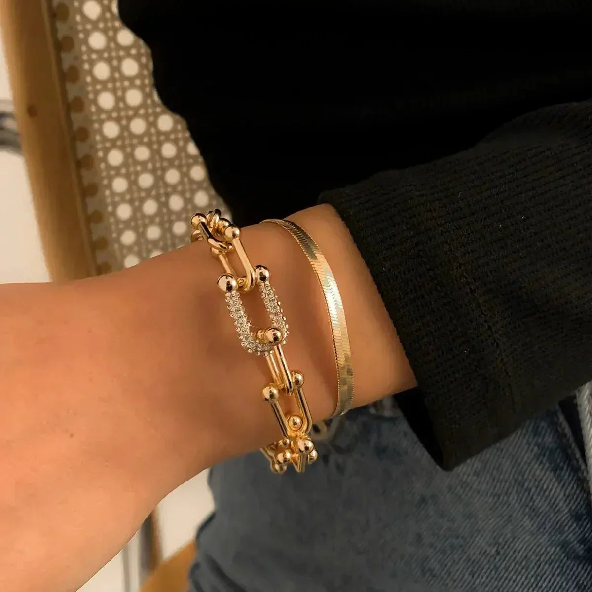 Maelys – Armband-Set Kette und Schlange