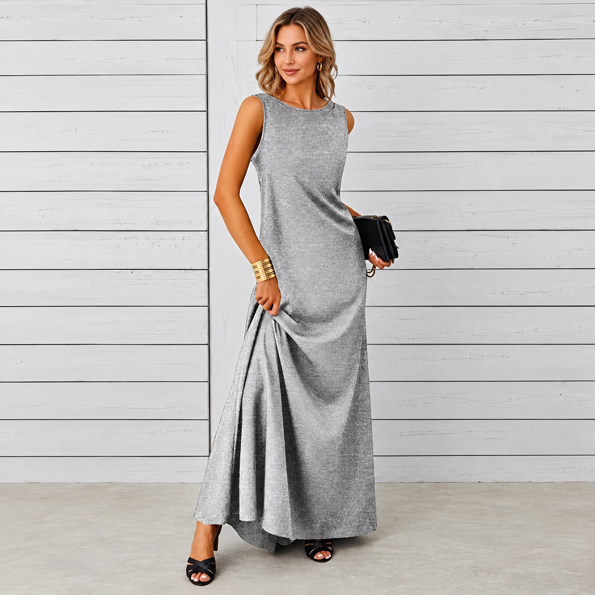 Saranna - Stilvolles Langkleid für Frauen