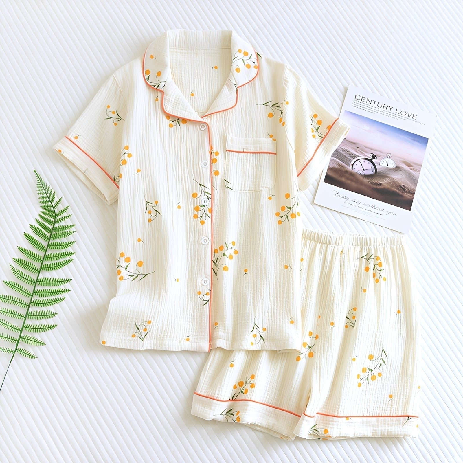 Mariah - Bequemes Lockeres Pyjama-Set
