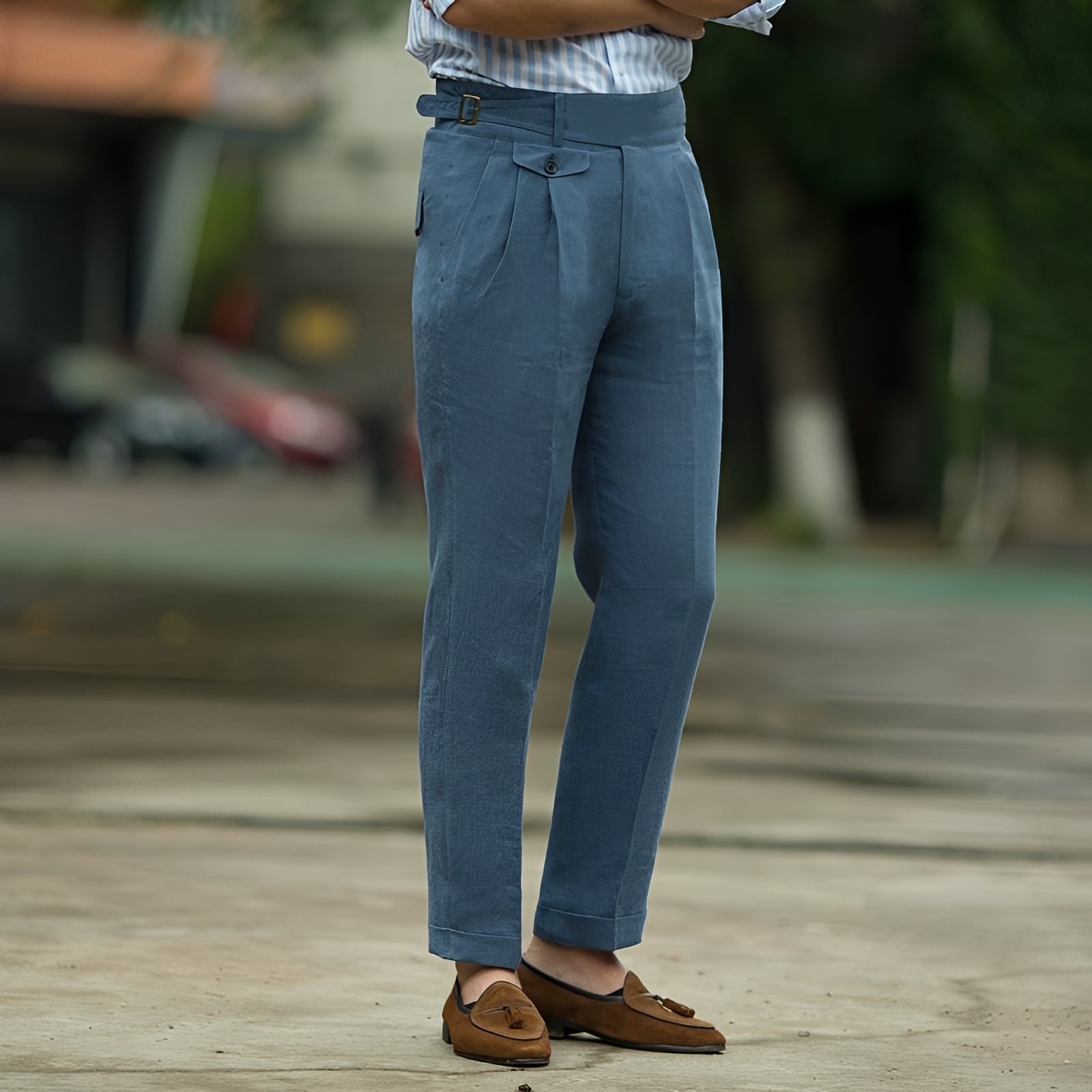 Randall - Elegante Hose mit hohem Bund