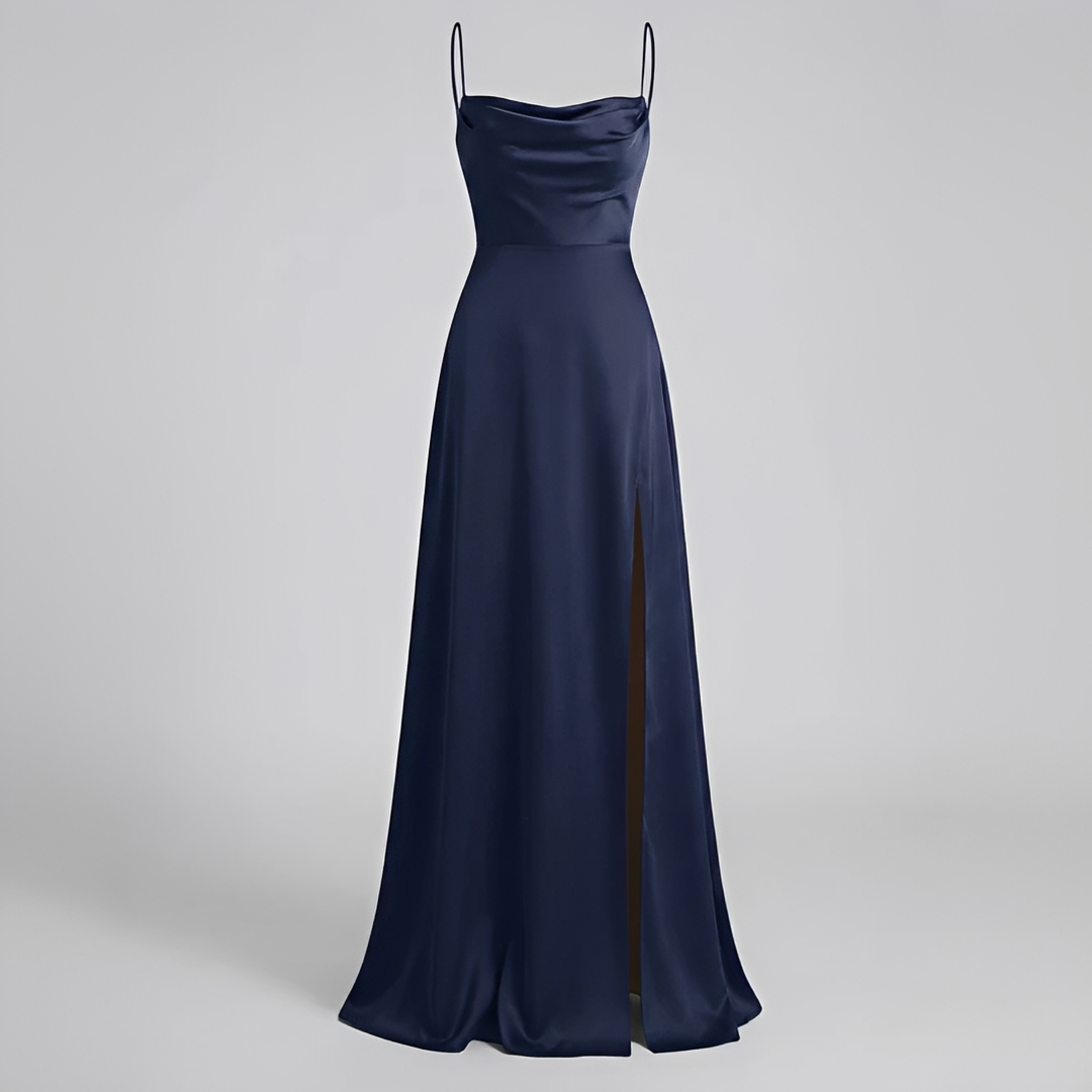 Glenda - Elegantes, fließendes Damenkleid