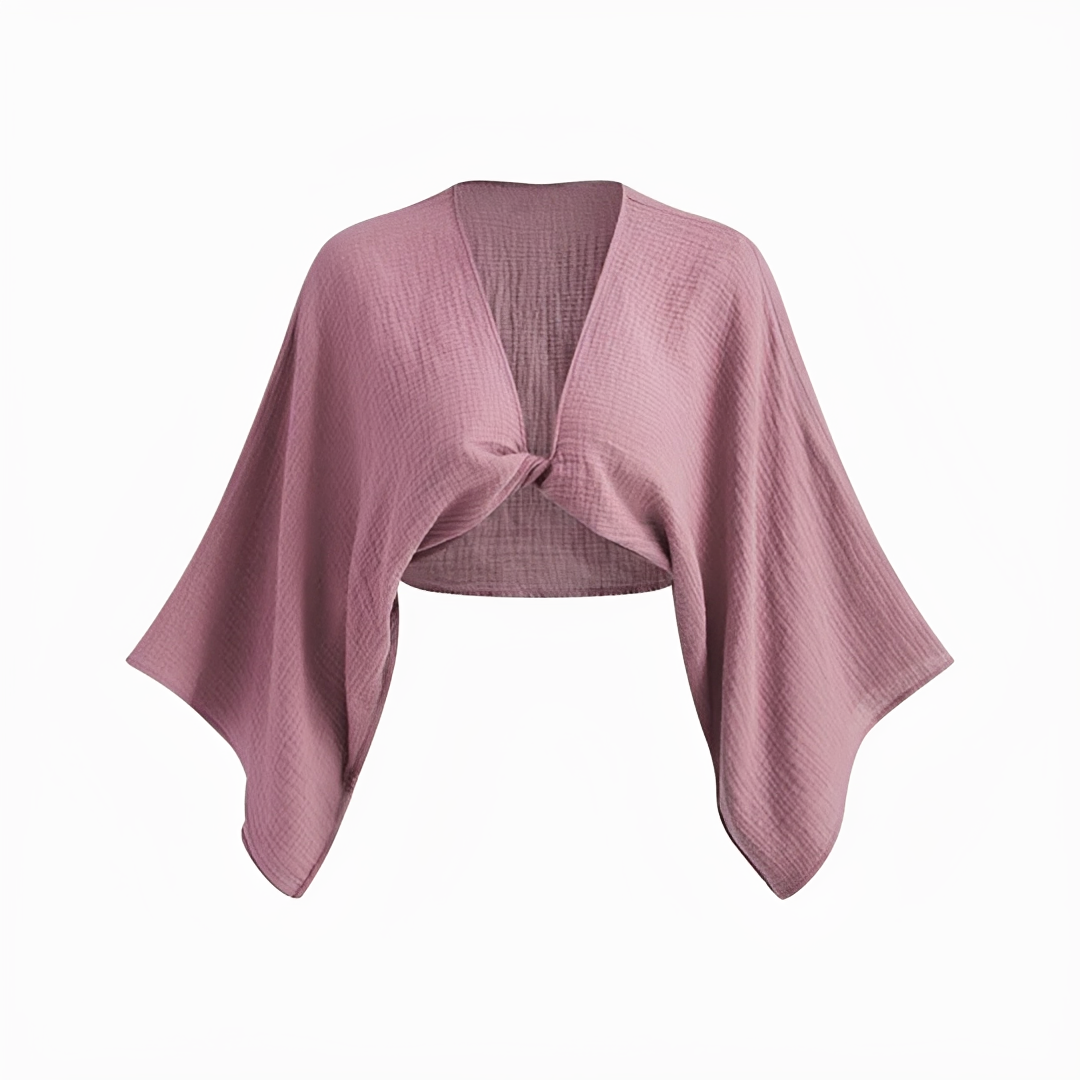 Arabella - Stilvolle Bluse mit Knoten vorne