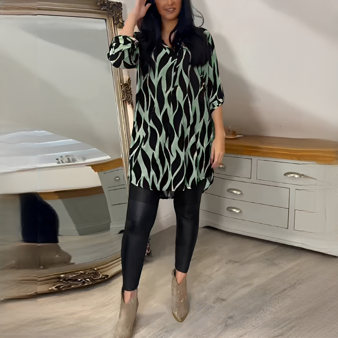 Desiree - Stilvolle V-Ausschnitt-Bluse