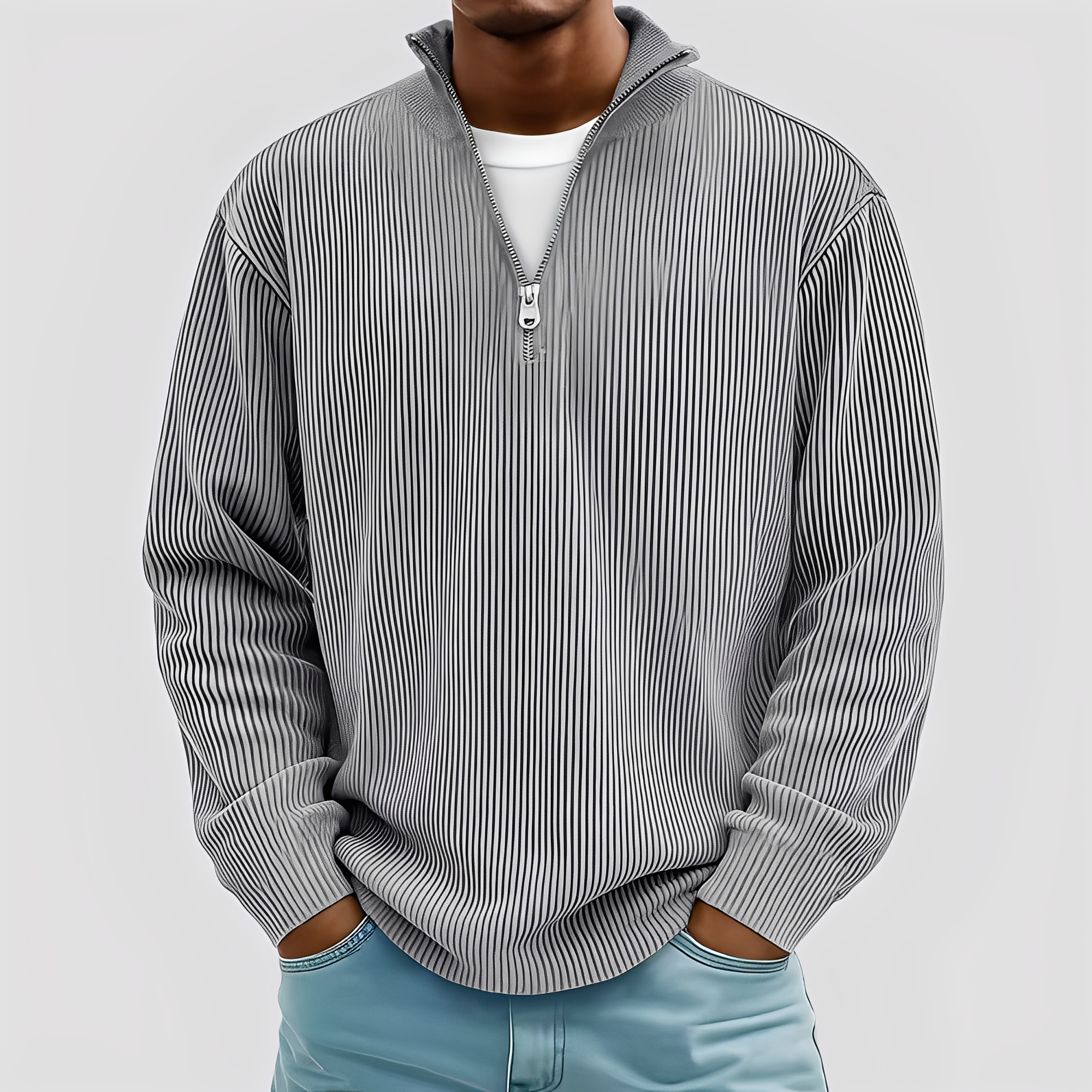 Henry - Stilvoller, komfortabler und warmer Herrenpullover
