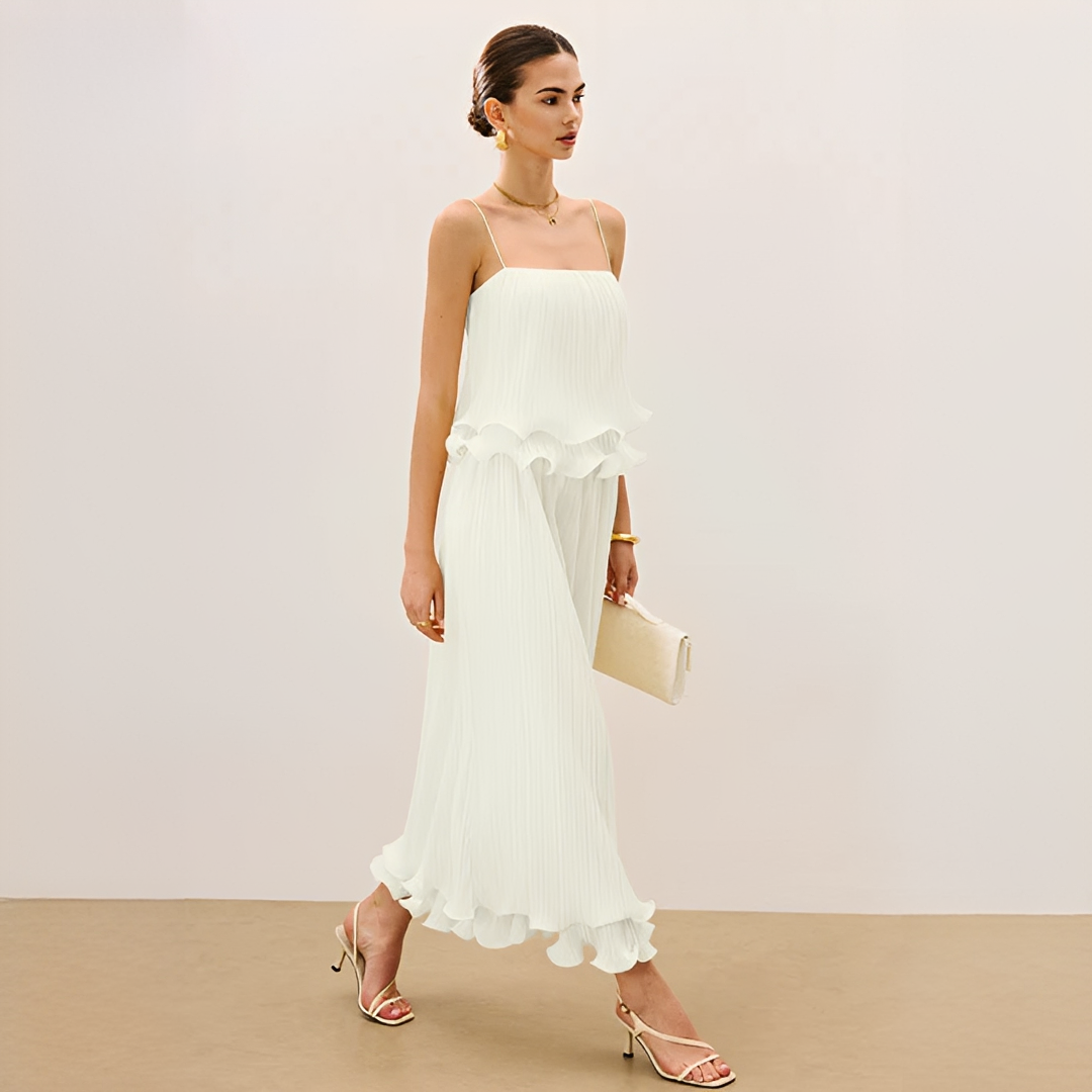 Daphne - Elegantes Set mit Faltenrock