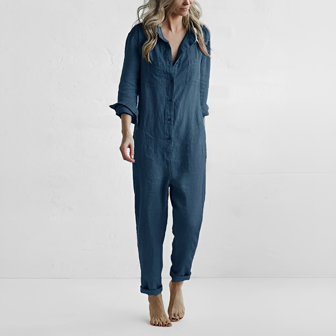 Novaria - Frauen-Sommeroverall mit langen Ärmeln
