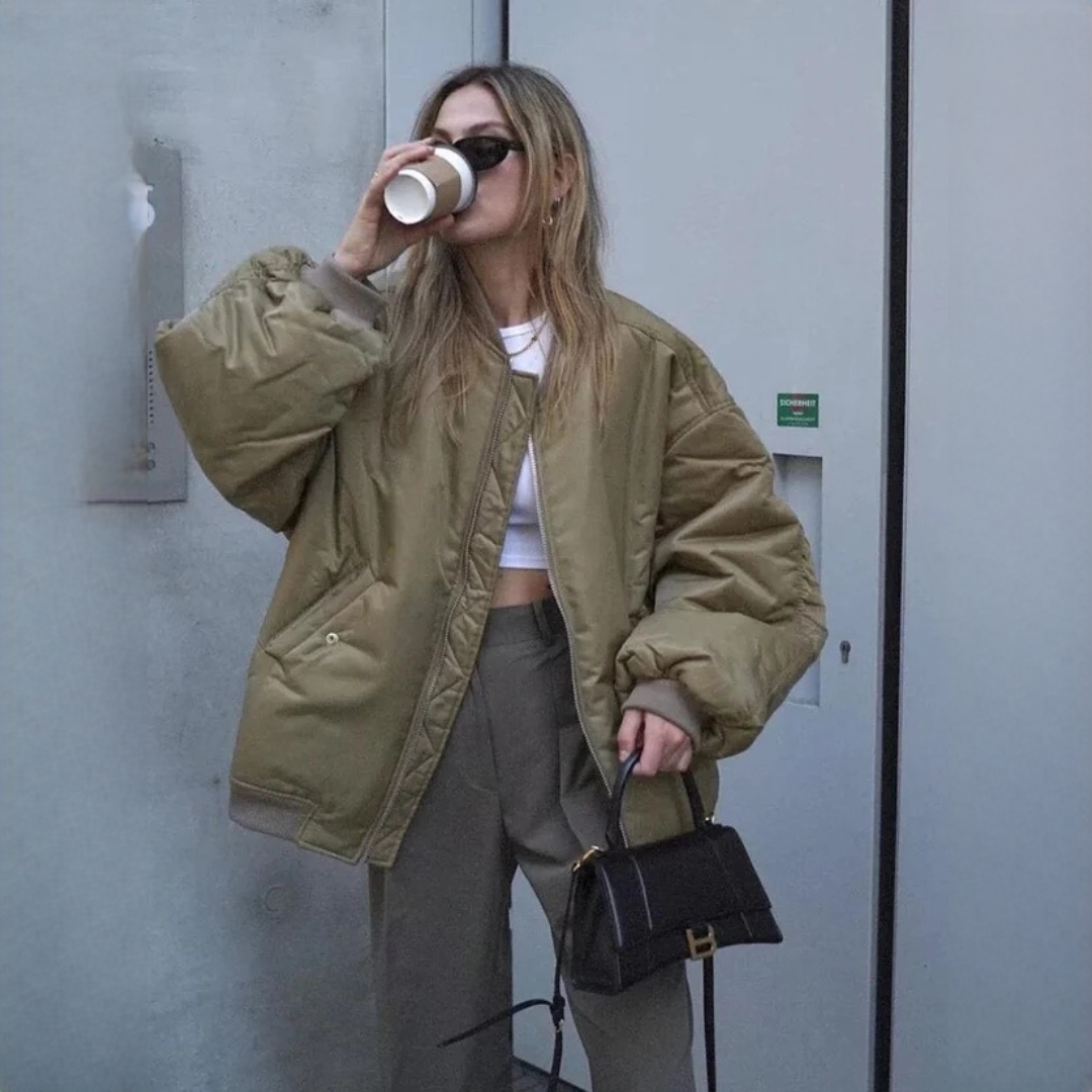 Vanessa - Flauschige Oversized-Jacke