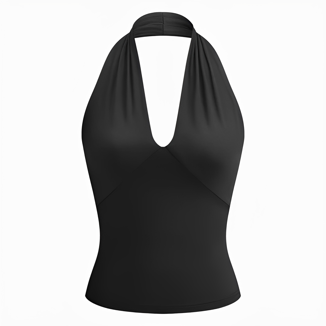 Reese - Stilvolles Neckholder-Top mit freiem Rücken