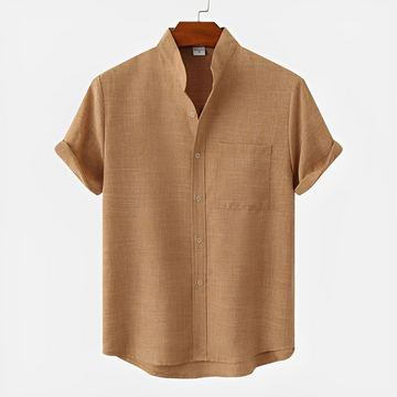 Hayden - Einfaches Button-Up-Polohemd
