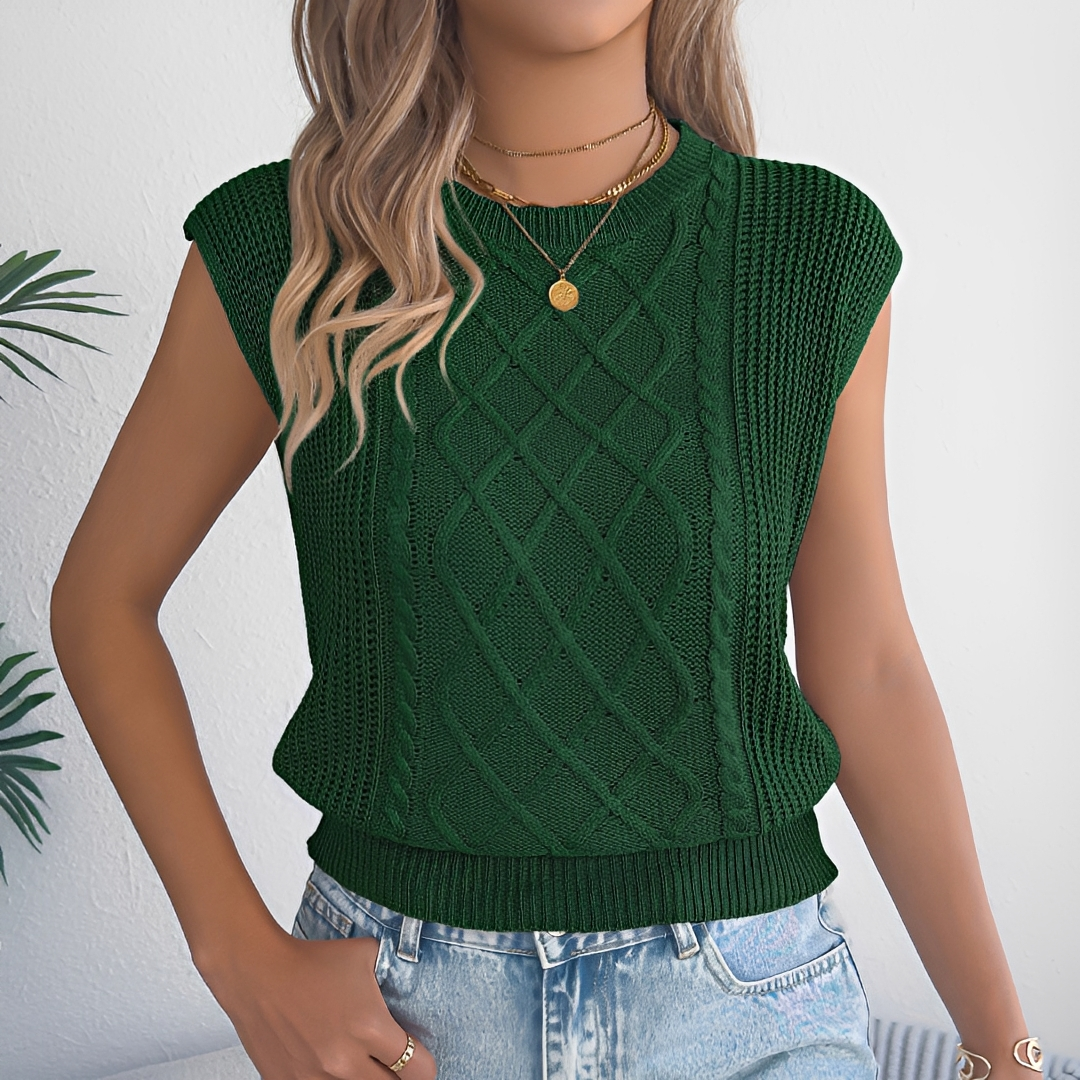 Abbey - Elegantes Ärmelloses Top