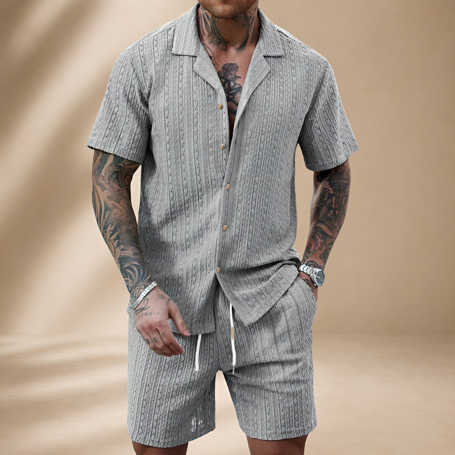 Carter - Bequemes und Entspanntes Hollow-Out-Set