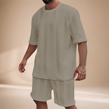 Johnston - Bequemes Set aus T-Shirt und Shorts