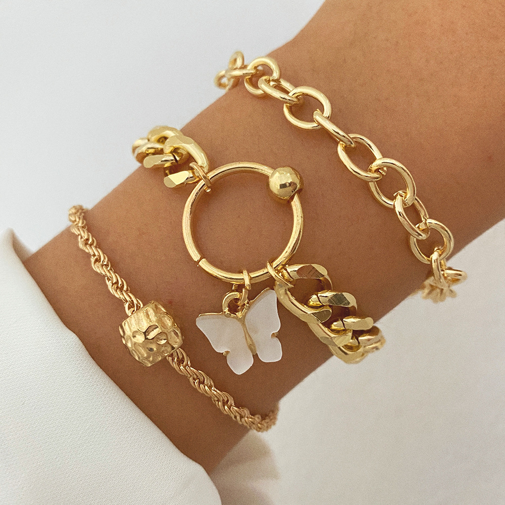 18K Goldarmband - Armbandset für Mädchen