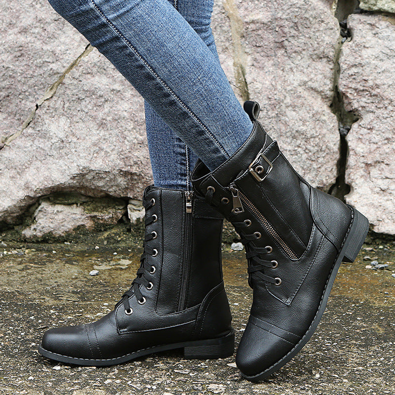 Katerina - Schicke Stiefel mit kleinem Absatz
