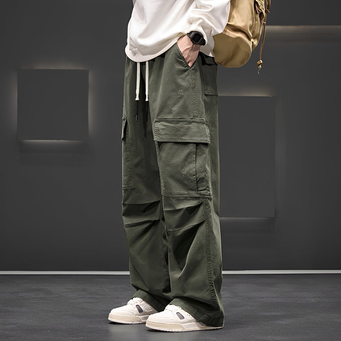 Brennan - Komfortable Weite Cargohosen