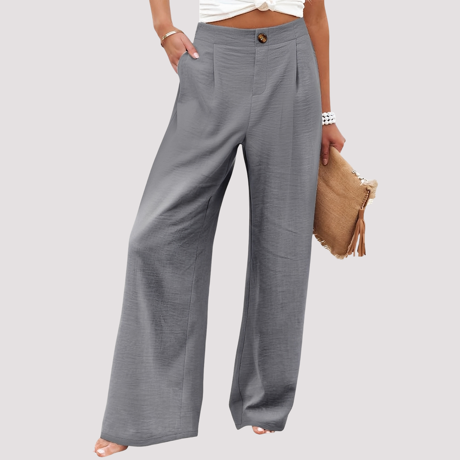Helen - Damenhose mit weitem Bein und lässiger Passform