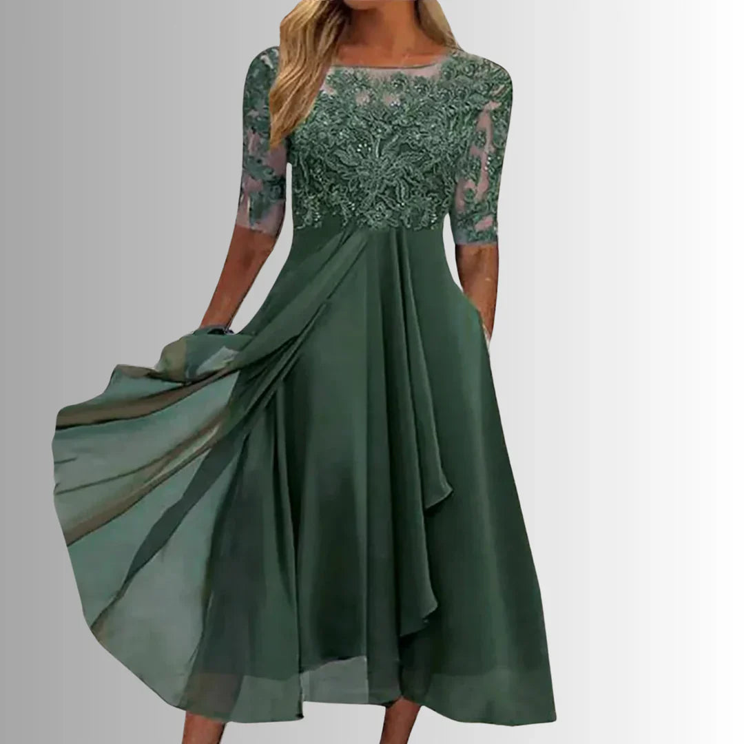 Rhonda - Elegantes Damen-Spitzenkleid