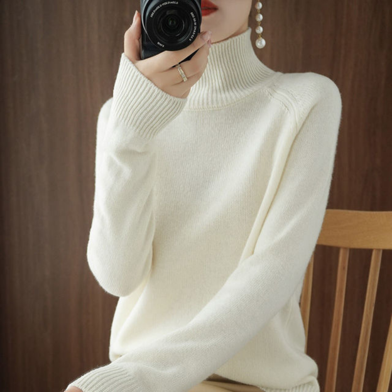 Jessel - Gemütlicher Damen-Rollkragenpullover