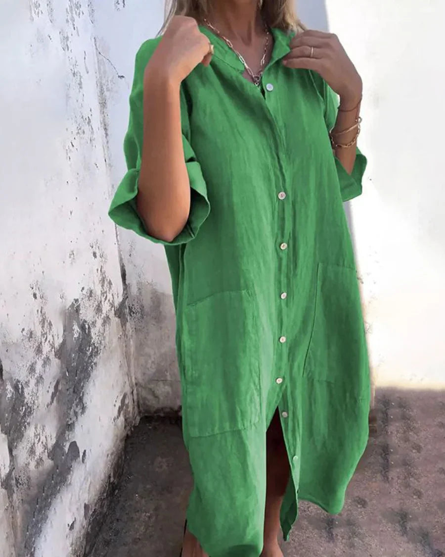 Valerie – Entspanntes Damenblusenkleid