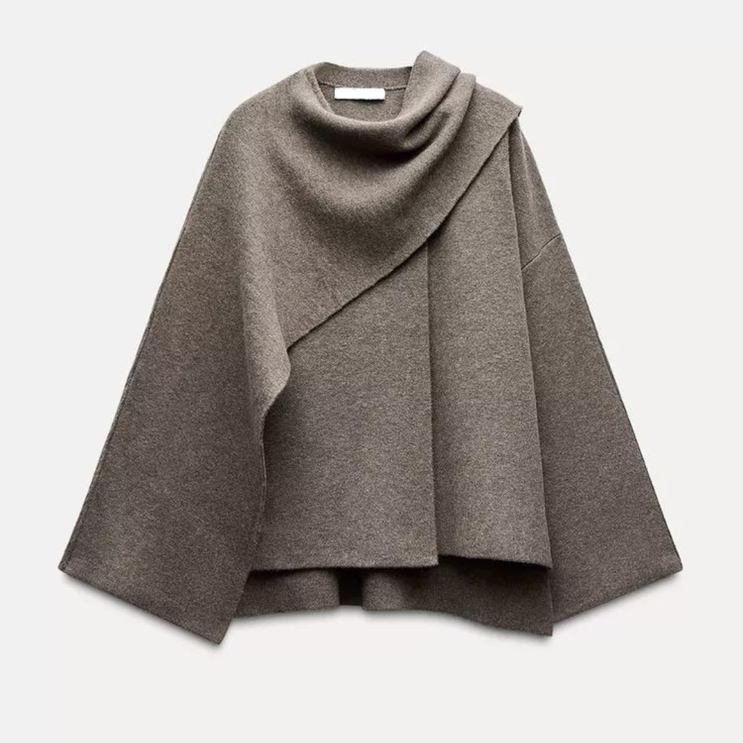 Levke - Damen Viral Cape Mantel