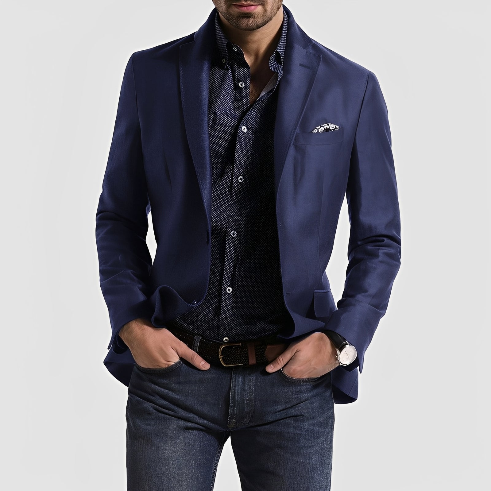 George - Schicker Herrenblazer mit Zweiknopfverschluss