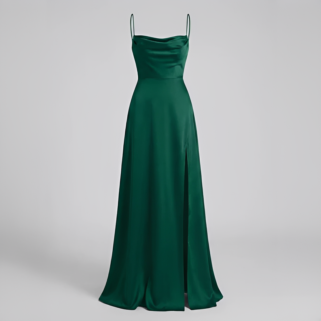 Glenda - Elegantes, fließendes Damenkleid