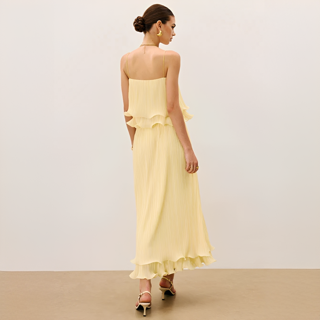 Daphne - Elegantes Set mit Faltenrock
