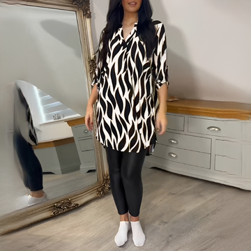 Desiree - Stilvolle V-Ausschnitt-Bluse