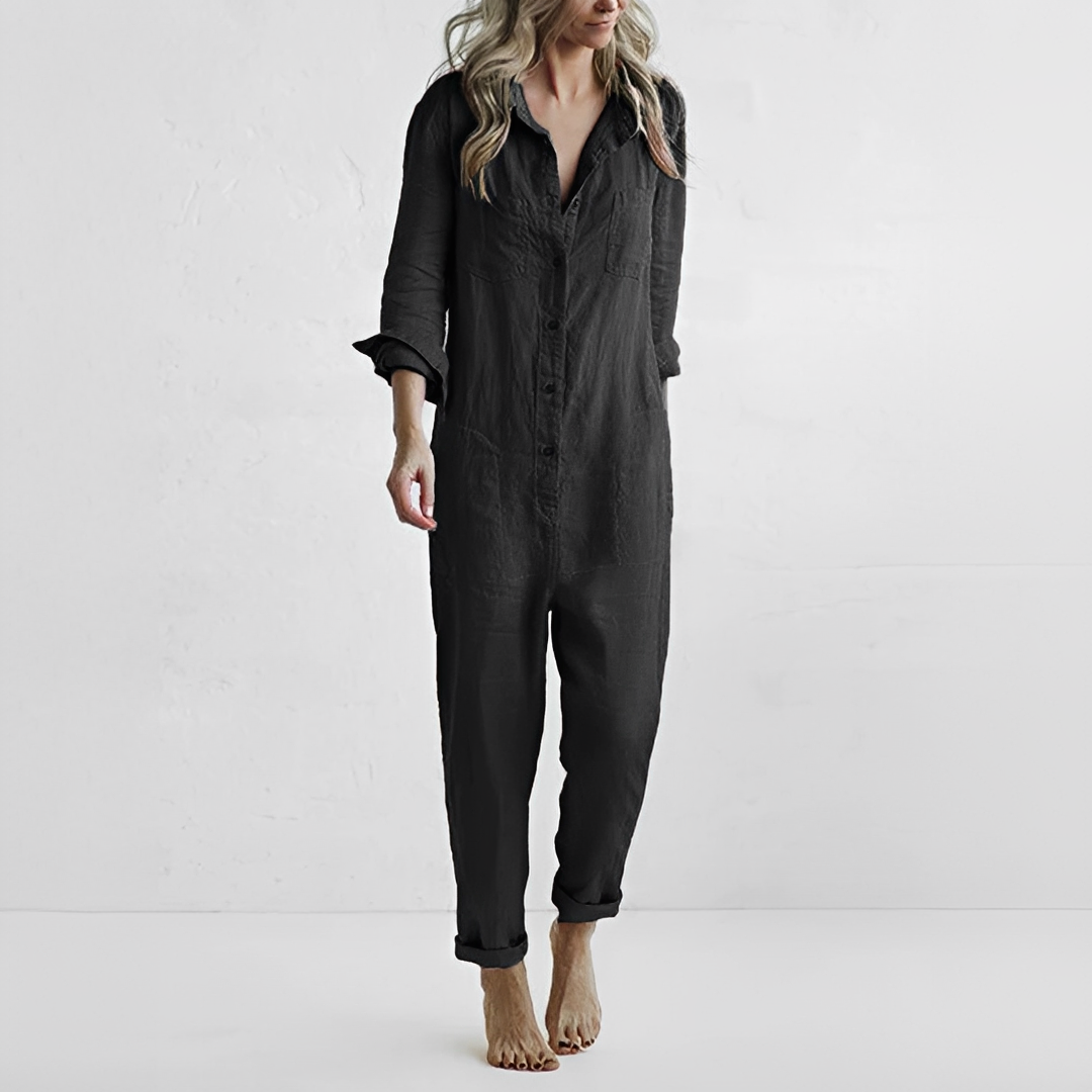 Novaria - Frauen-Sommeroverall mit langen Ärmeln