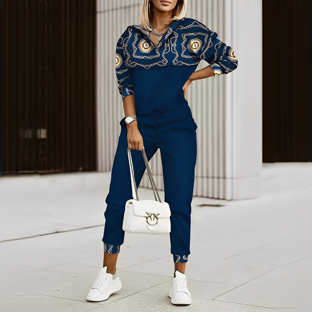 Chenafe - Trendiges zweiteiliges Damen-Ensemble