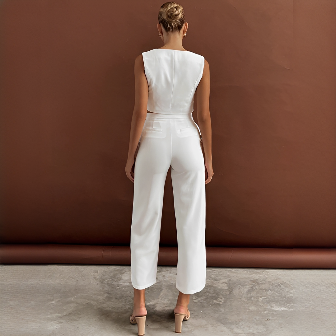 Agnes - Modisches Weste und Hosen Set