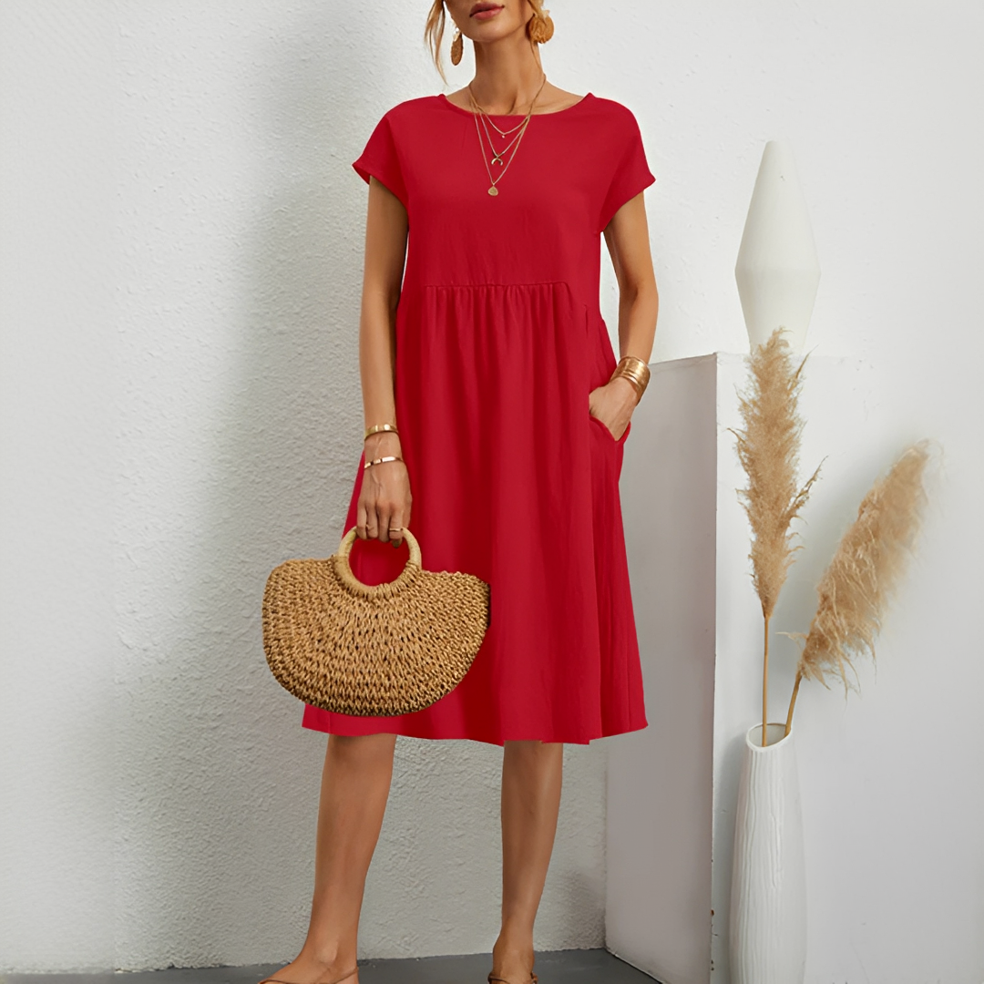 Evalyn - Elegantes Midikleid