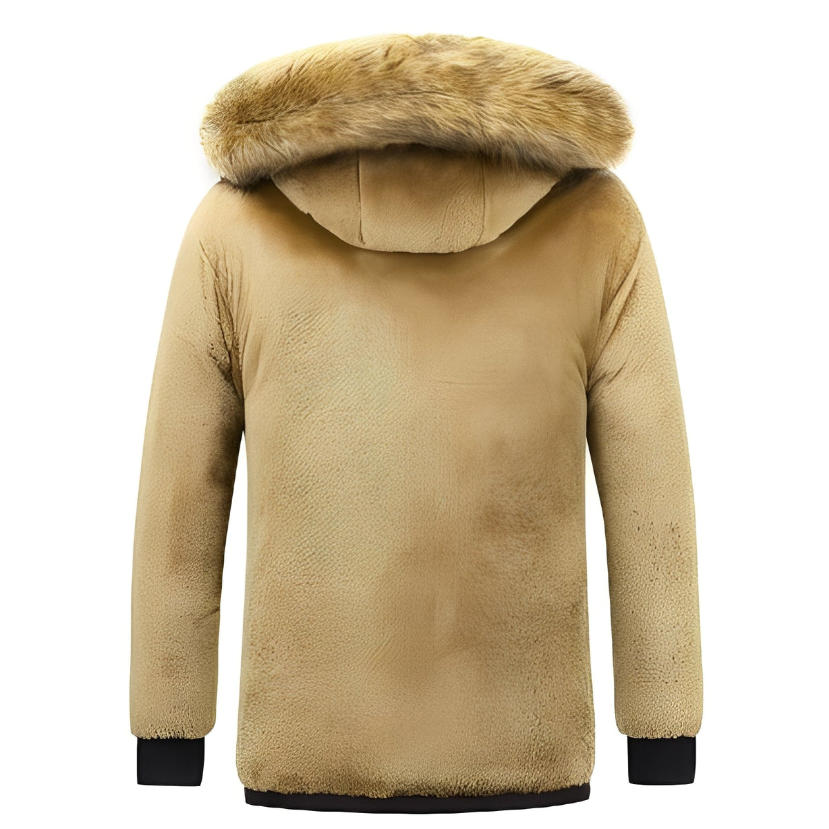 Crispian - Flauschige Jacke mit Kapuze