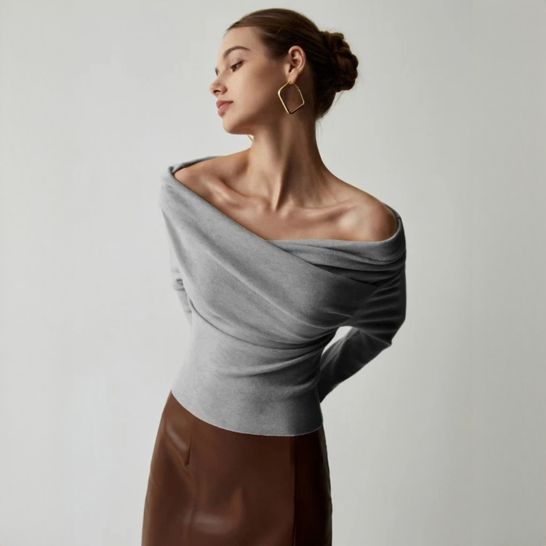 Yasmin - Stilvolles, schulterfreies Oberteil