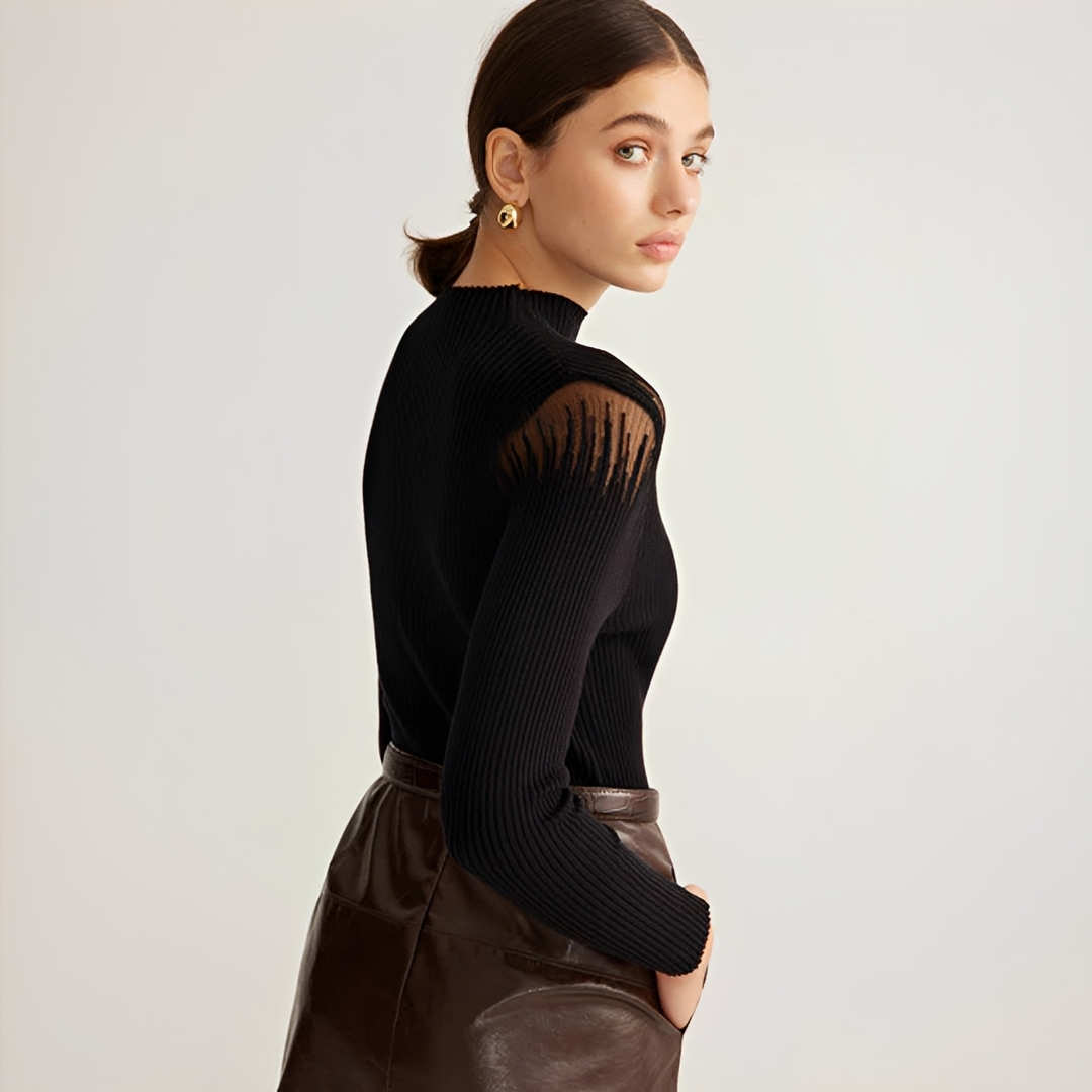 Tania - Stilvolles Langarmshirt
