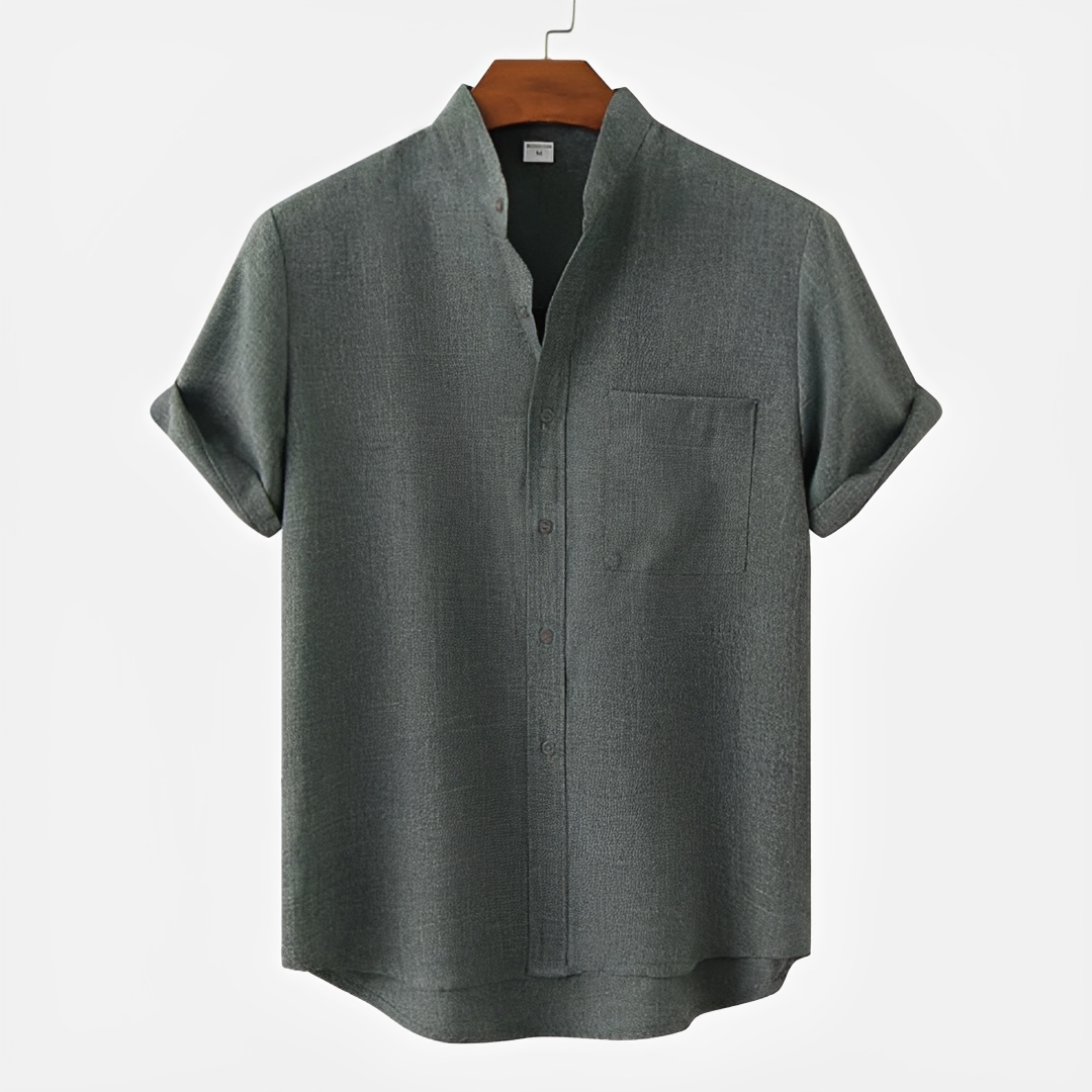 Hayden - Einfaches Button-Up-Polohemd